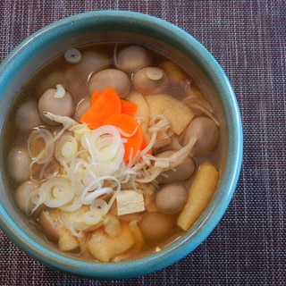 蕎麦団子ですいとん風